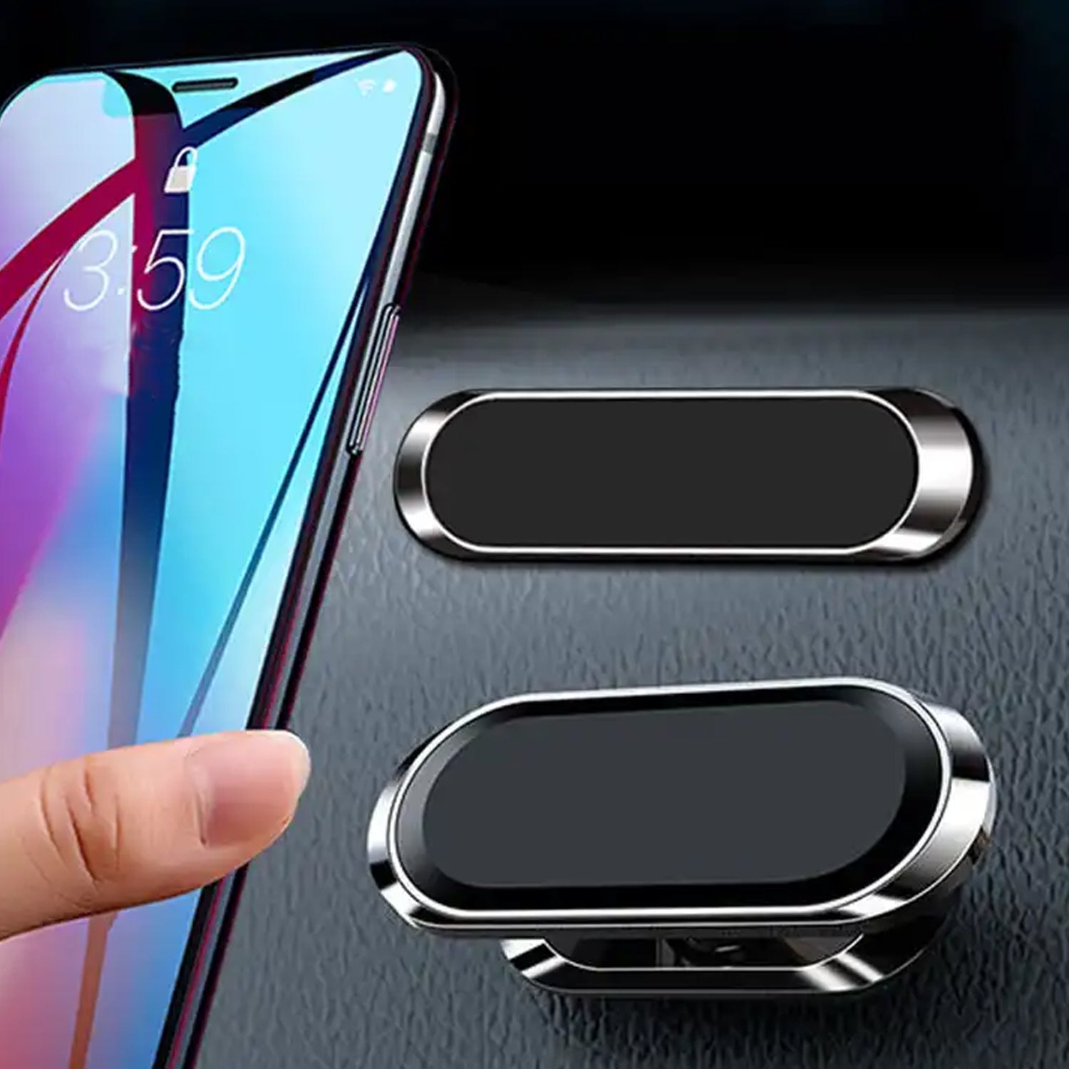 12518 Magnetic Phone Mount/Holder for Car, Super Strong Magnet Universal Car Mount, Dashboard 360° Rotation for Car, Desk, Office, Home & Kitchen for All Smart phones (1 Pc) 12518 Magnetic Phone Mount/Holder for Car, Super Strong Magnet Universal Car Mount, Dashboard 360° Rotation for Car, Desk, Office, Home & Kitchen for All Smart phones (1 Pc)